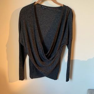 William b drape sweater